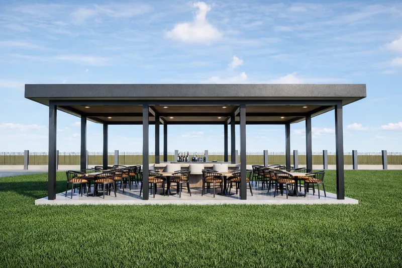 Propuesta de diseño: Pérgola y área social