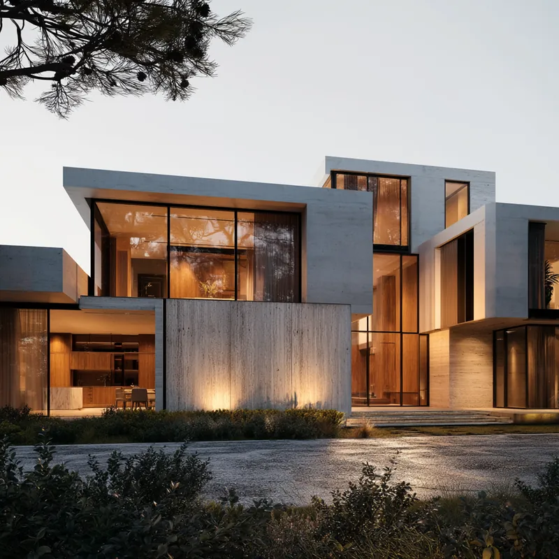 Propuesta de diseño: Vivienda en madera y piedra