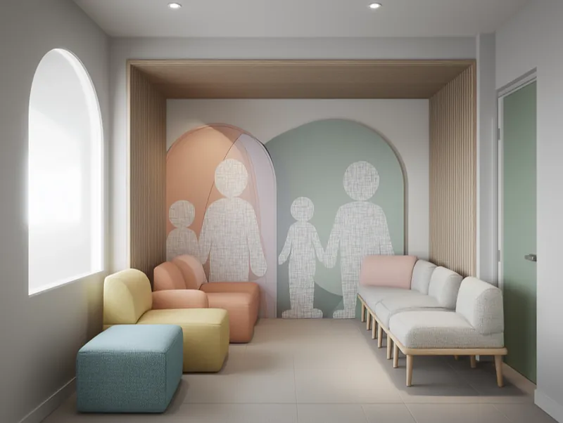 Propuesta de diseño: Sala de espera pediátrica